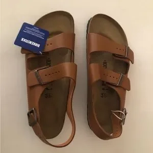 BIRKENSTOCK Milano Leather ginger brown Sandal. Size: 11, 12, 44, 45 Birkenstock | Shoes | Birkenstock Milano Leather Ginger  main image 2